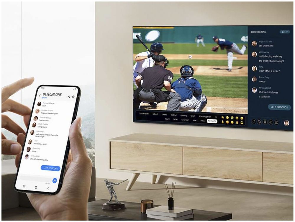 Samsung 50 Zoll 50CU7179, UHD 4K Fernseher, Smart TV, Bluetooth, LAN, WLAN integriert, LED HDR10+ Smart TV (Tizen)