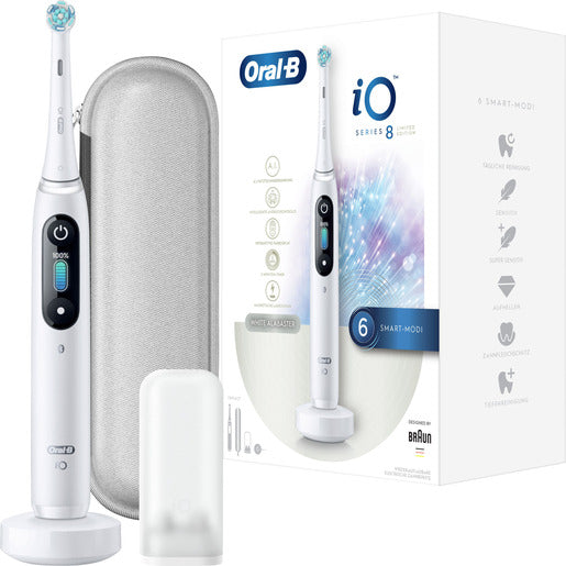 Oral-B elektrische Zahnbürste Series 8 Limited Edition Weiß