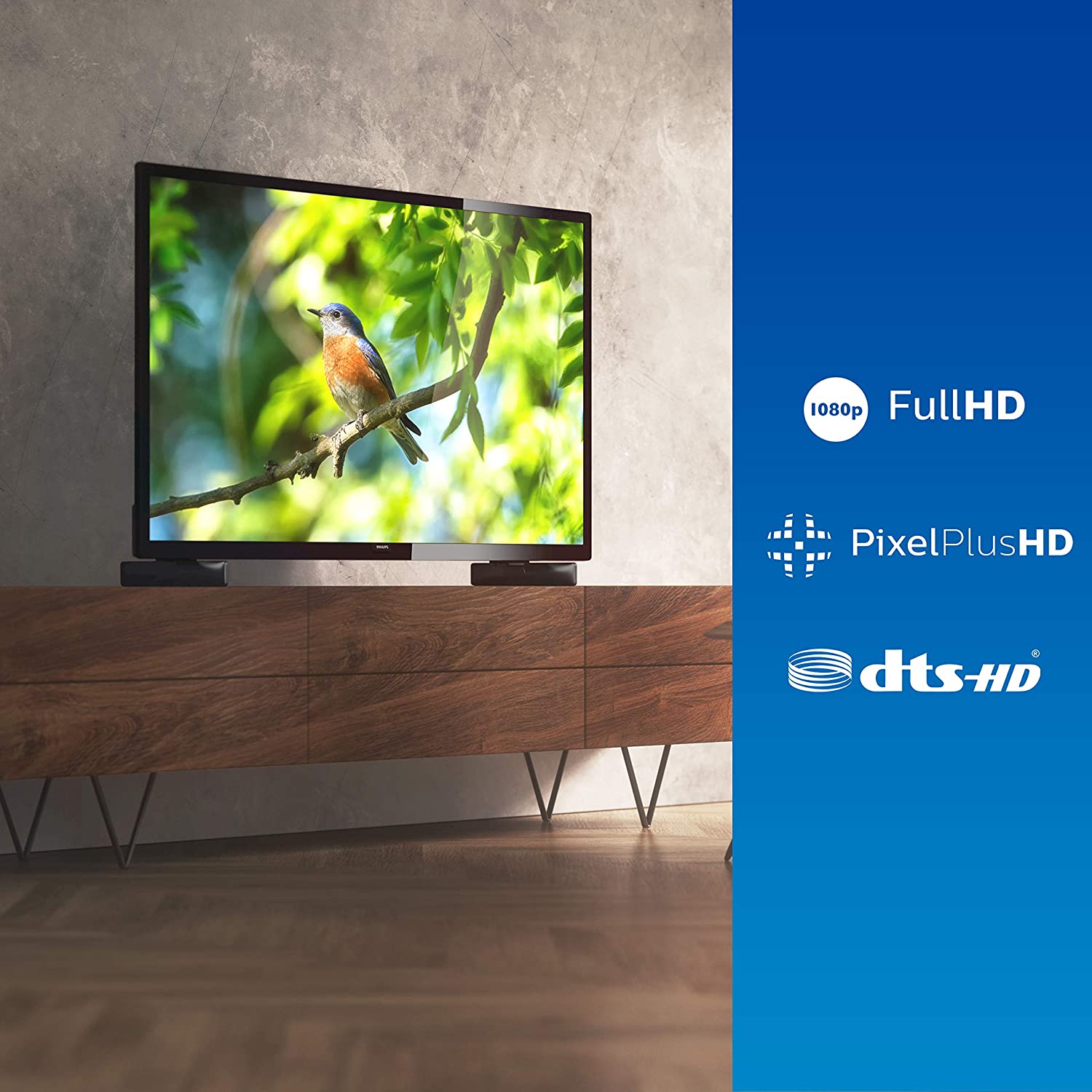 Philips 43 Zoll Fernseher, Full HD LED TV - Smart TV 43PFS6805/12