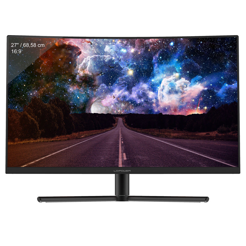 LC Power 27 Zoll Gaming, PC Monitor LC-M27-FHD 240Hz Curved