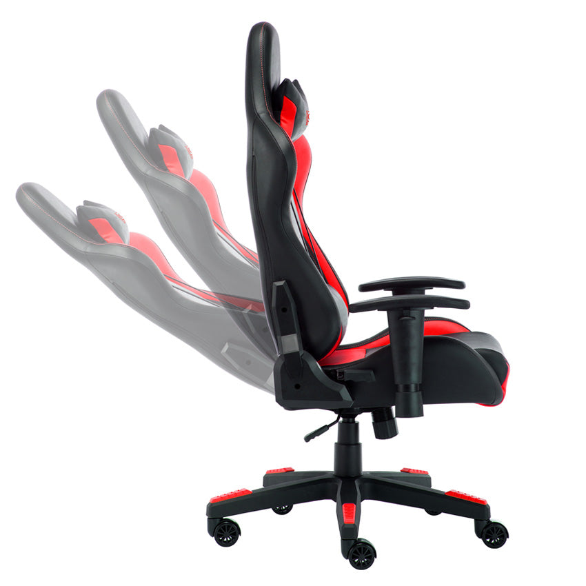 LC Power Gaming Stuhl, Büro Sessel LC-GC-600BR schwarz/rot