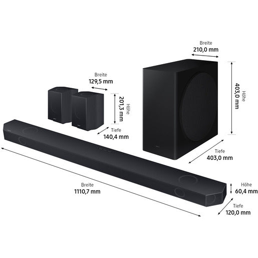 Samsung Soundbar 9.1.4 HW-930C DOLBY ATMOS, 3D Sound