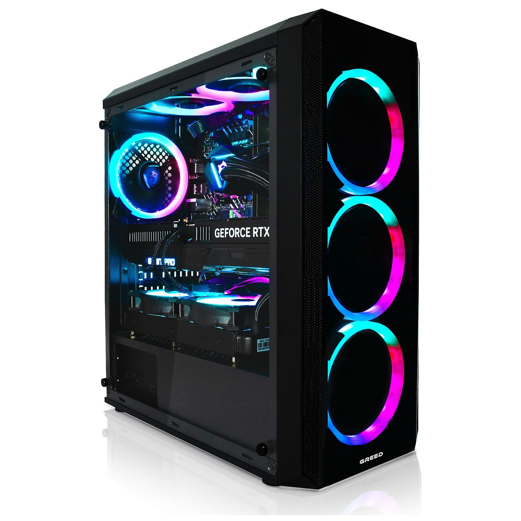 GREED® MK2 - Gaming PC, Gaming Computer - Intel Core i7 12700F + Nvidia Geforce RTX 5060