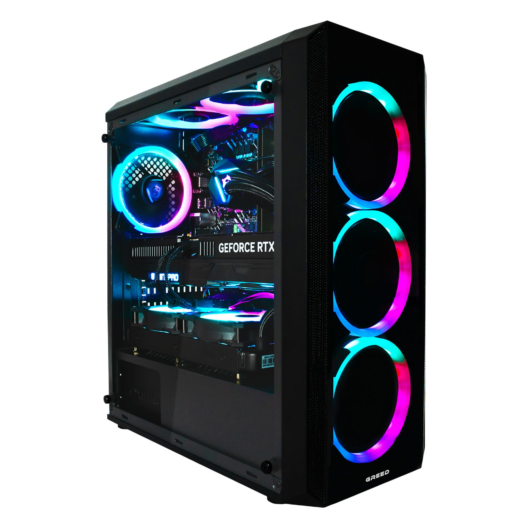GREED® MK2 - Gaming PC, Gaming Computer - AMD Ryzen 7 5700X + Nvidia Geforce RTX 5060