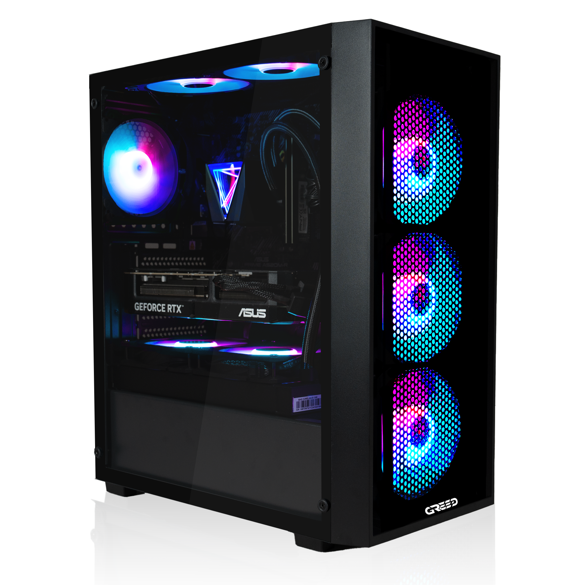 Greed® MK2 Pro AMD - High End Gaming PC, Gaming Computer - AMD Ryzen 7 5700X + Nvidia Geforce RTX 5070 12 GB