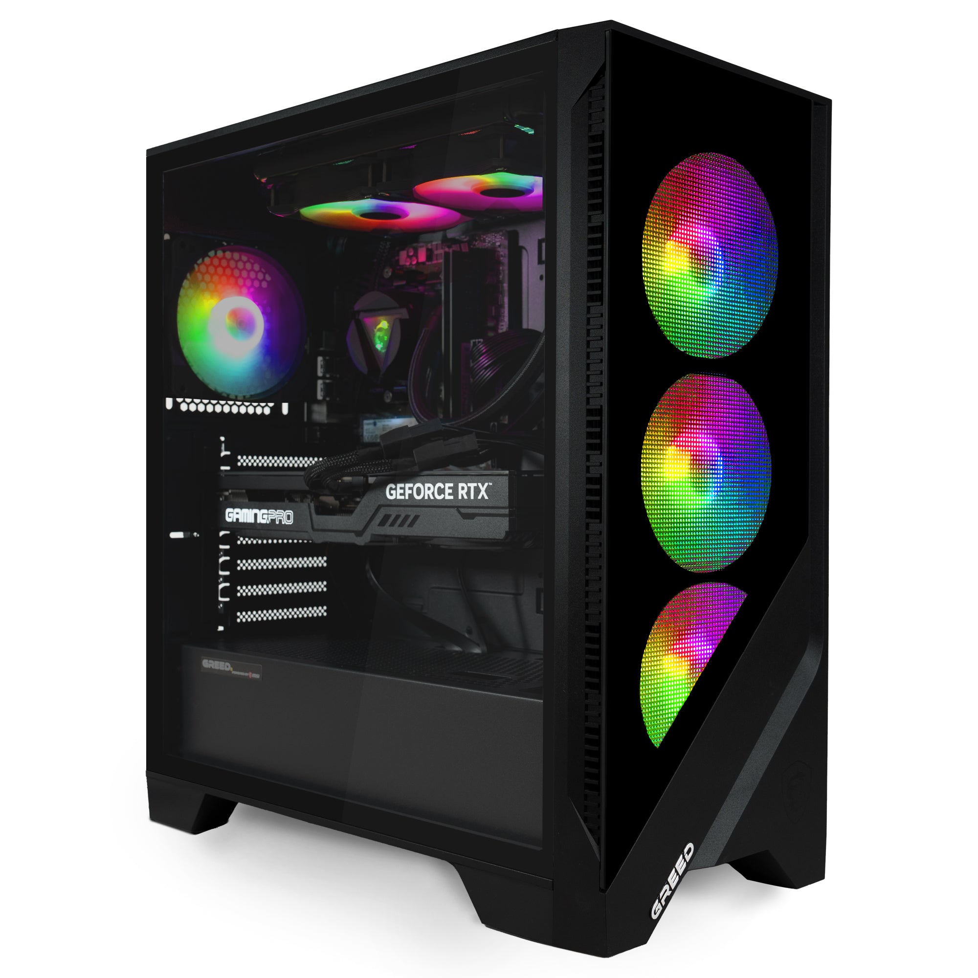 Greed® MK2 Pro AMD - High End Gaming PC, Gaming Computer - AMD Ryzen 7 5700X + Nvidia Geforce RTX 5070 12 GB