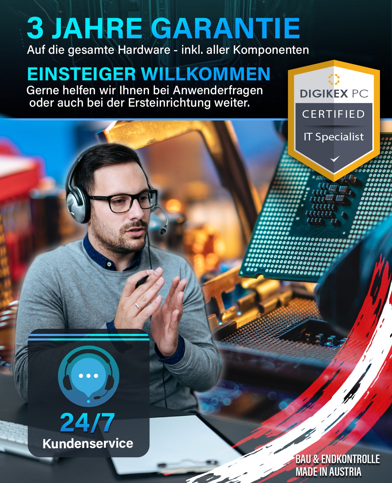 Greed® Basic V2 PC mit Intel Core i5 10400 - Schneller Rechner Compu