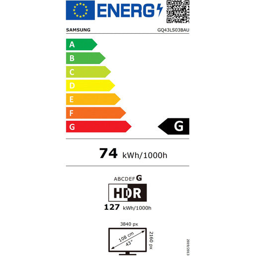 Samsung Fernseher 43Zoll, LED TV 4K Ultra HD The Frame 43LS03B