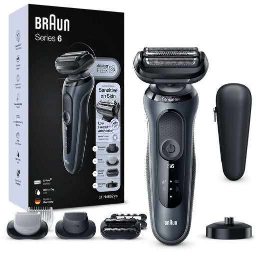 Braun Rasierer Series 6 61-N4862Cs schwarz/grau