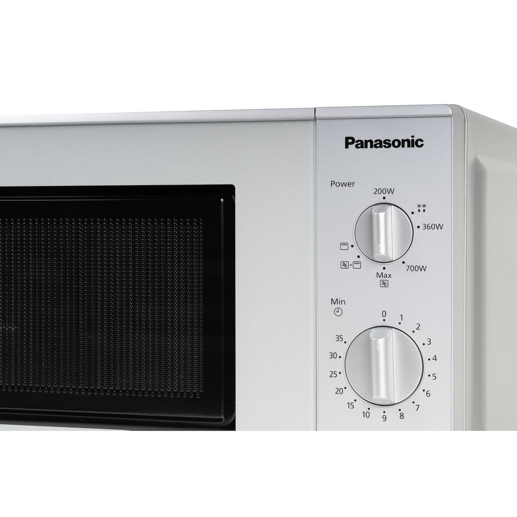 Panasonic Mikrowelle, Mikrowellenherd mit Grillfunktion 800W, NN-K121MMEPG