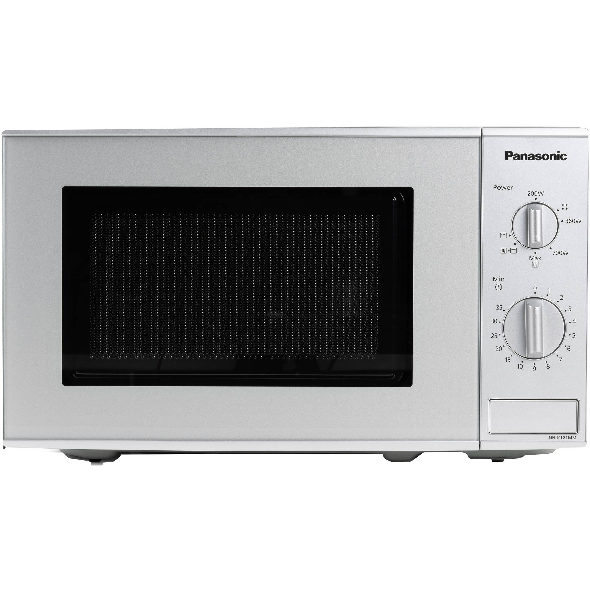 Panasonic Mikrowelle, Mikrowellenherd mit Grillfunktion 800W, NN-K121MMEPG
