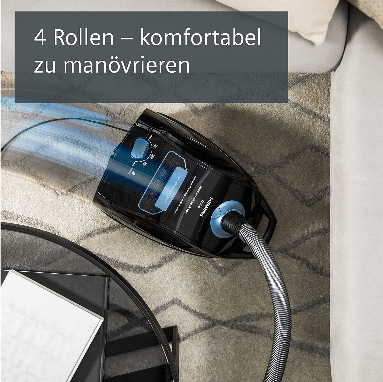 Siemens Staubsauger, Bodenstaubsauger Q5.0 extreme silence Power 1200W