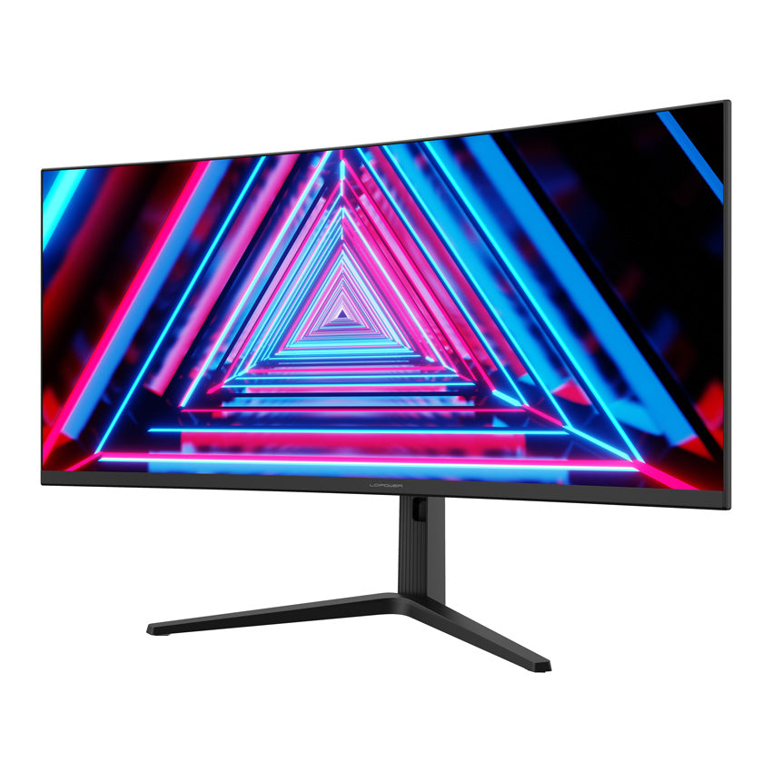LC Power 35 Zoll Gaming, PC Monitor, LC-M35-UWQHD-120Hz UltraWide-Curved